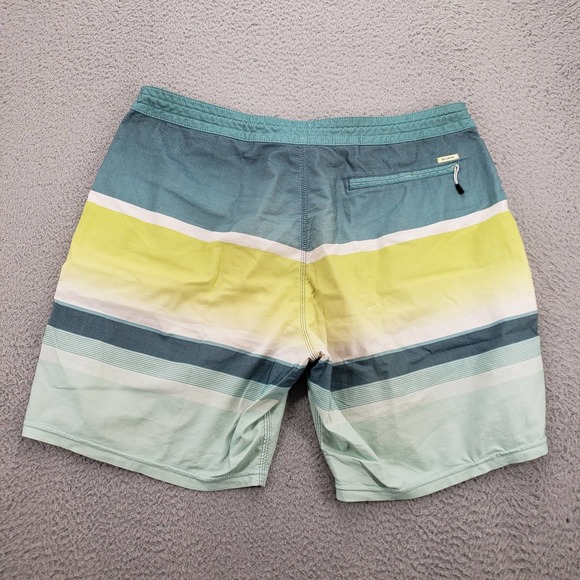 Billabong Shorts Mens 36 Green Multicolor Swim Draw String Logo Outdoors Pockets - Picture 4 of 14